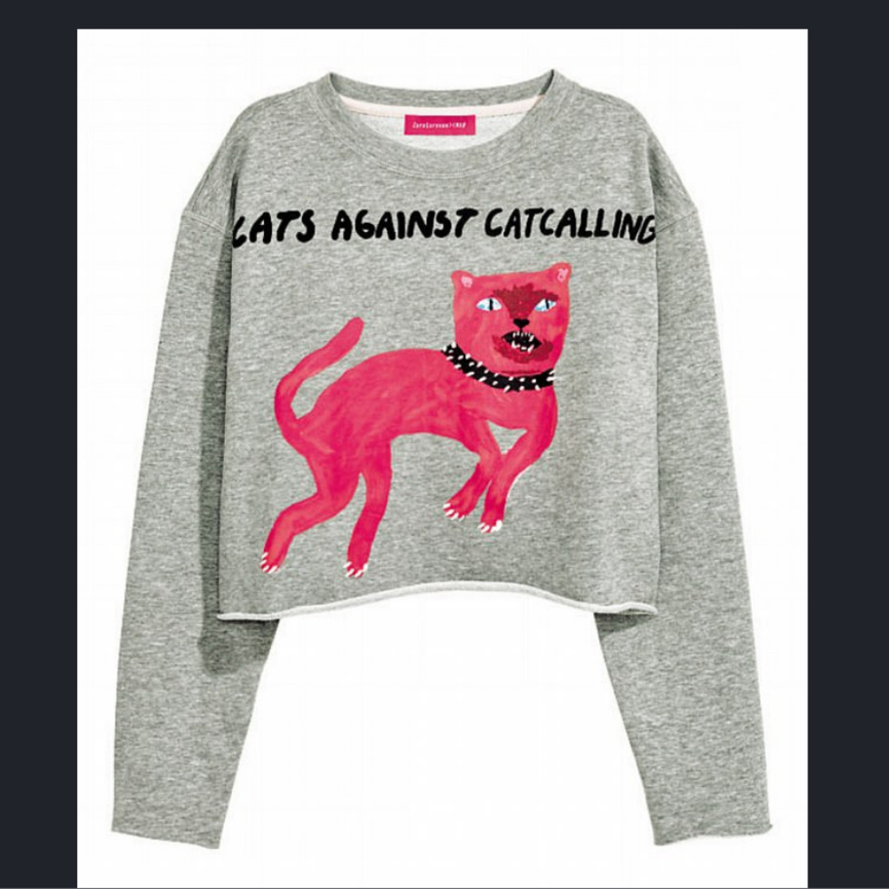Zara Larsson x H&M Cropped Sweatshirt